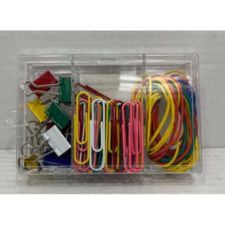 Paper pins, clips, rubber bands - case of 8 - Lion Healthcare Solutions Inc