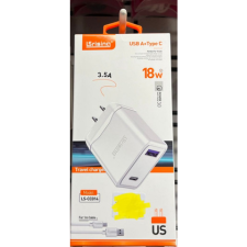 wall plug charger with usb and usbc port