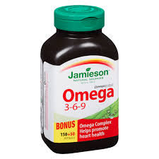 Pack of 3 - Jamieson Omega 369 - 200 softgels - Lion Healthcare Solutions Inc