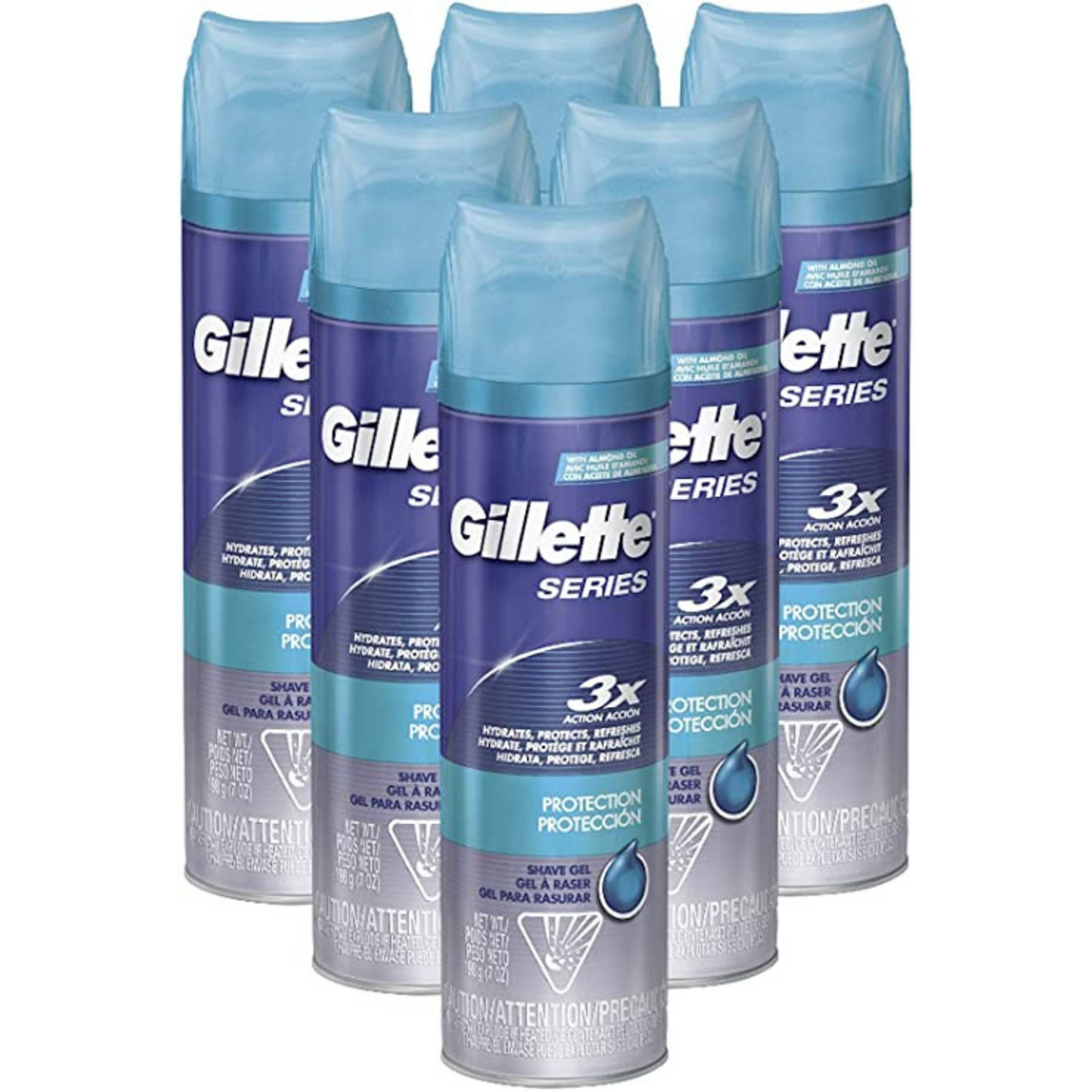 Gillette Series - Protection - 200ml - pack of 6 - Lion Healthcare Solutions Inc