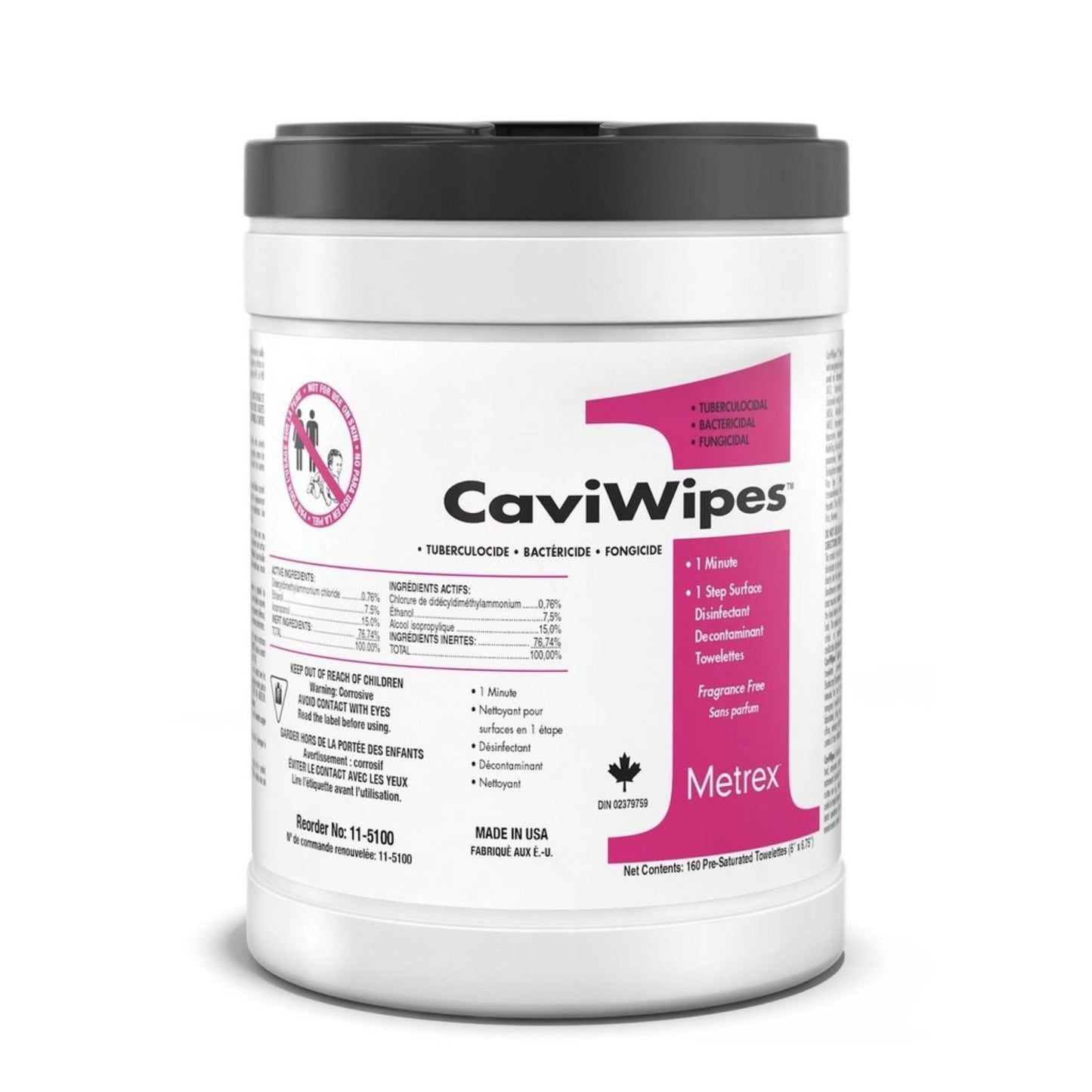 CaviWipes 160 count - 12 pcs/case - Lion Healthcare Solutions Inc