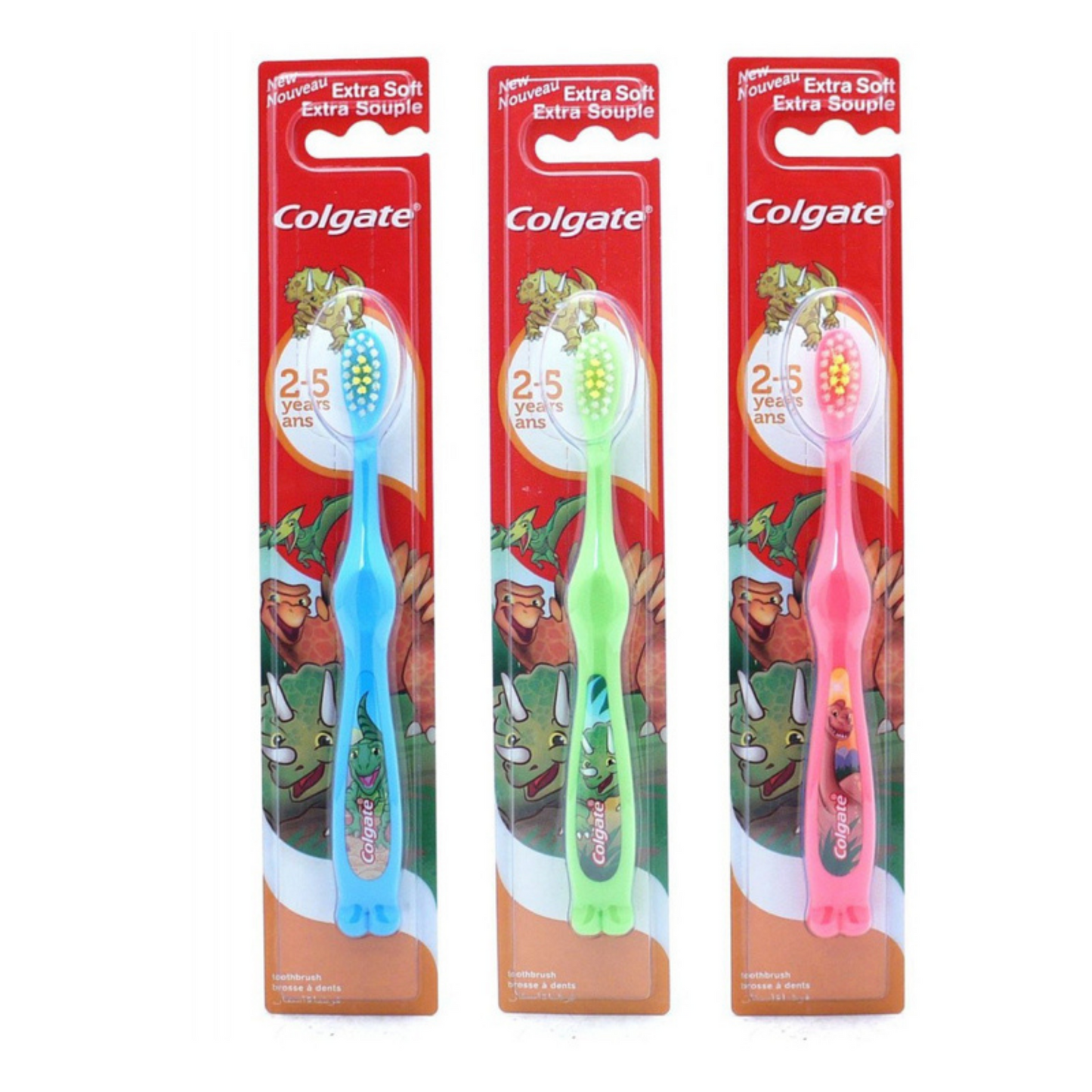 Colgate Kids 2-5 years Toothbrush (single) - Extra Soft - pack of 12 - Lion Healthcare Solutions Inc