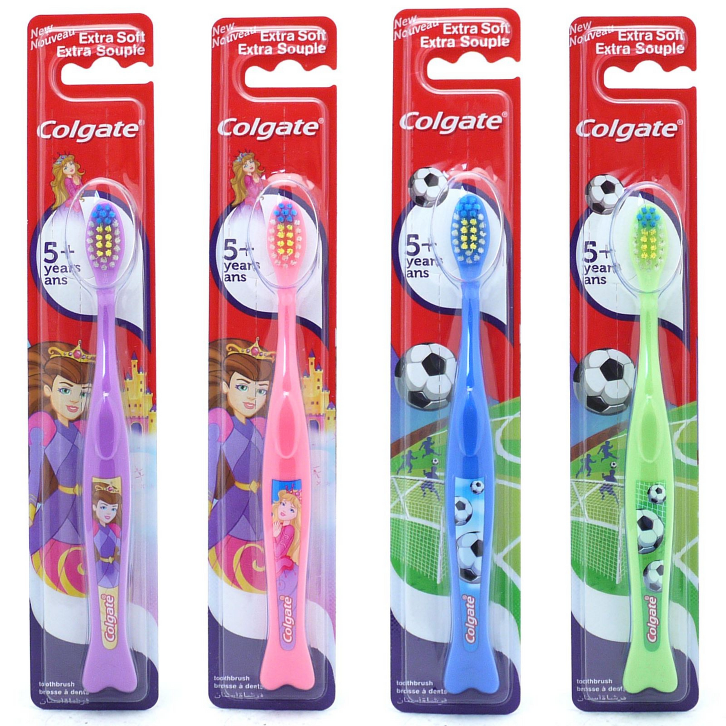 Colgate Kids 5+ years Toothbrush (single) - Extra Soft - pack of 12 - Lion Healthcare Solutions Inc