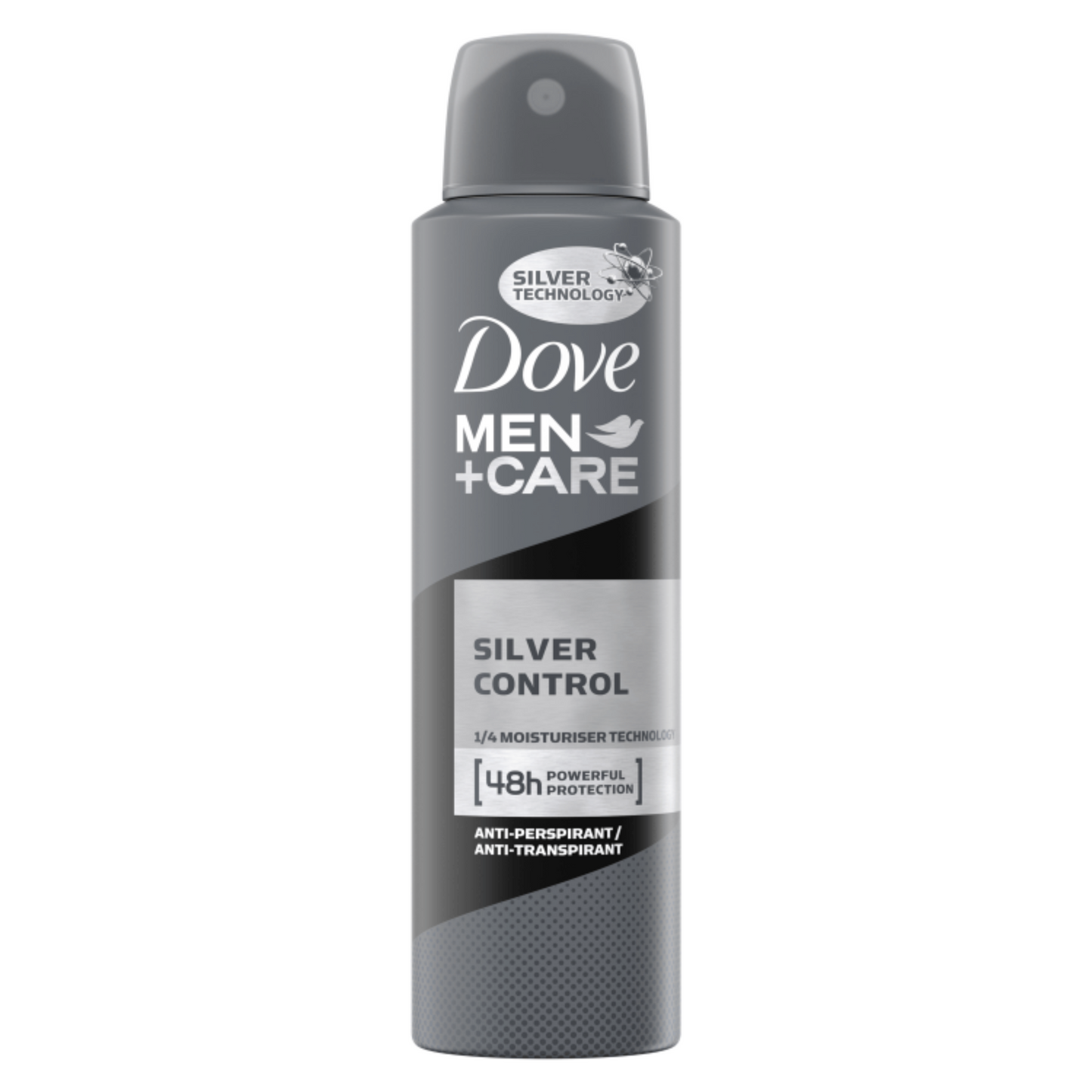 Dove Men+Care Body Spray - Silver Control - 107g pack of 6 - Lion Healthcare Solutions Inc