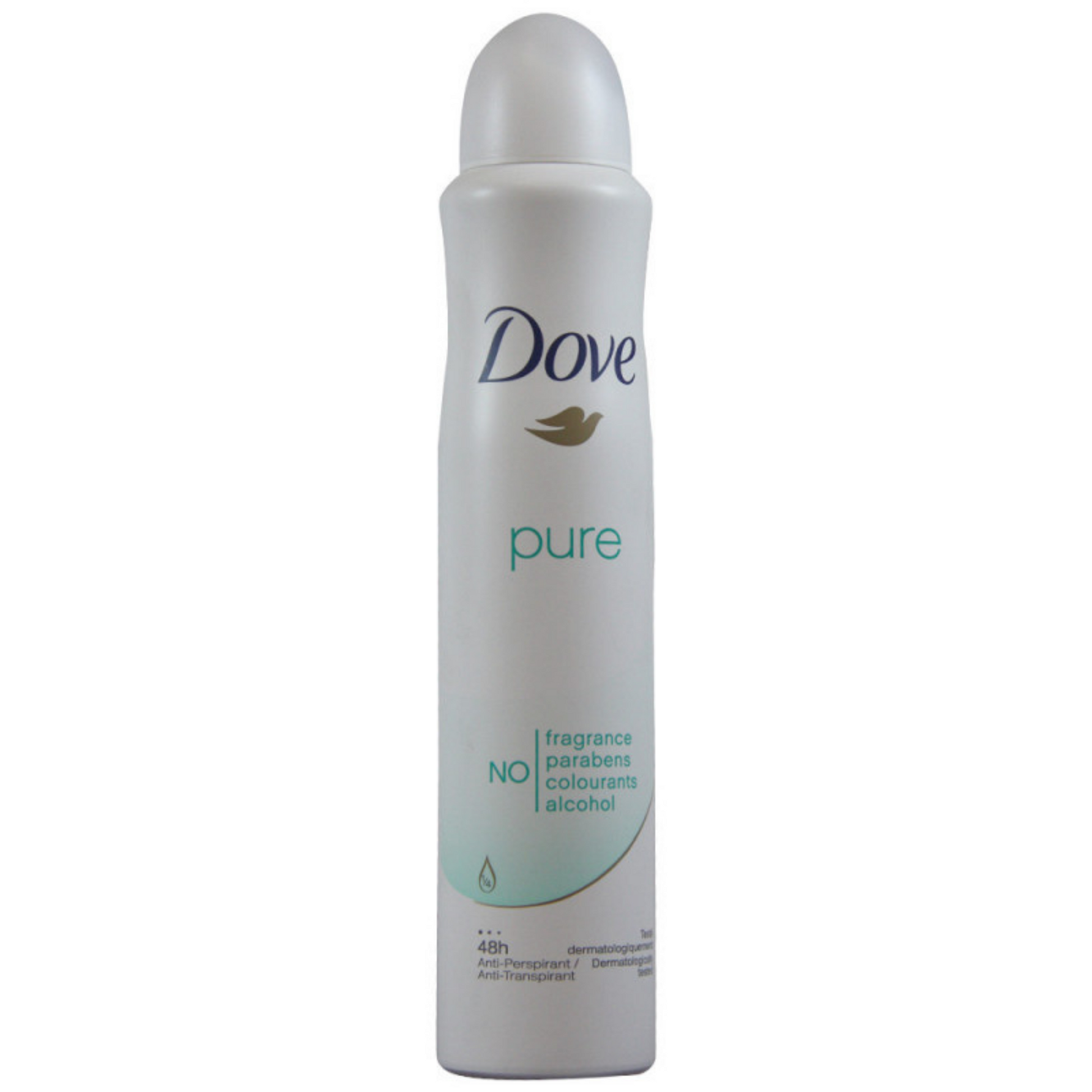 Dove Body Spray - Pure - 107g pack of 6 - Lion Healthcare Solutions Inc
