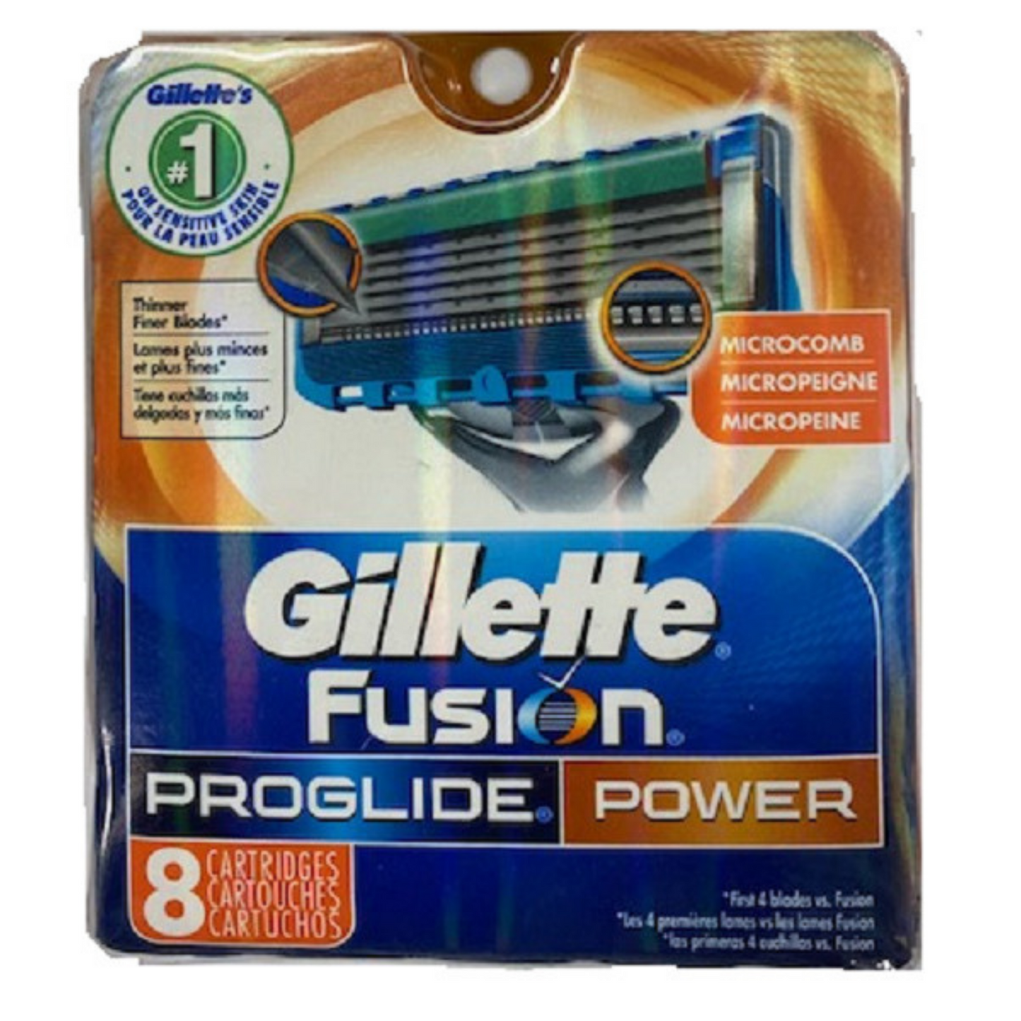 Gillette Fusion Proglide Power (8 cartridges) - Lion Healthcare Solutions Inc