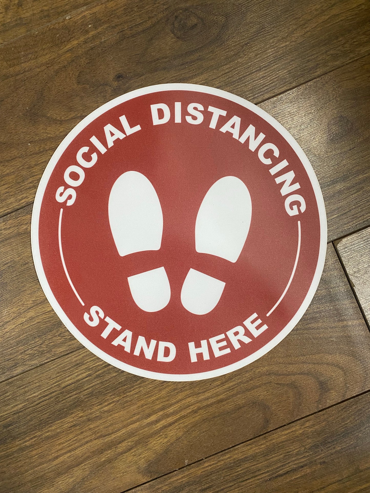 Floor Decal for Social Distancing (10 pcs/pack) - Lion Healthcare Solutions Inc
