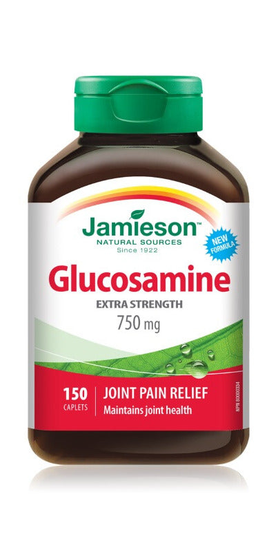Pack of 3 - Glucosamine Jamieson - extra strength - 150 caplets - Lion Healthcare Solutions Inc