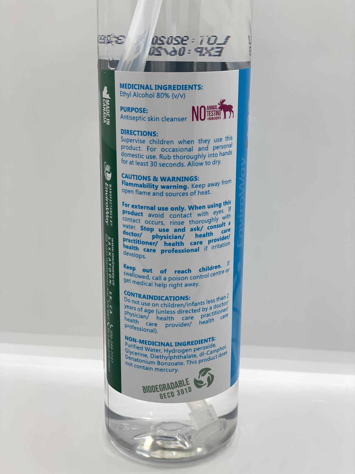 Liquid Hand Sanitizer Spray - 485 mL - Lion Healthcare Solutions Inc