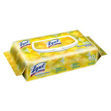Lysol 80 count Wipes Flat back Pack - 6 pcs/case - Lion Healthcare Solutions Inc