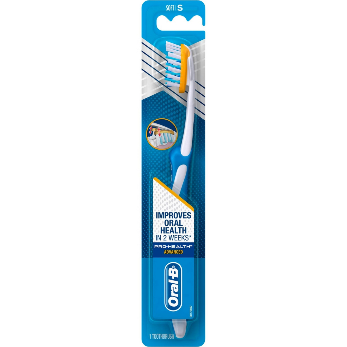 Oral-B Pro-Health Advanced Toothbrush (single) - Soft - pack of 12 - Lion Healthcare Solutions Inc