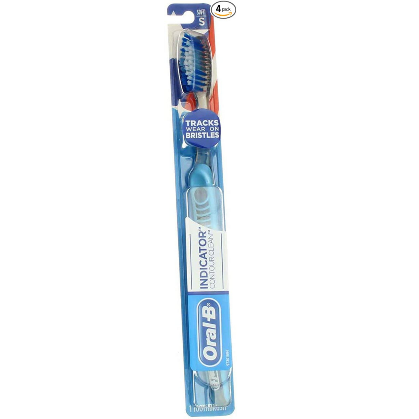 Oral-B Indicator Contour Clean Toothbrush (single) - Soft - pack of 6 - Lion Healthcare Solutions Inc