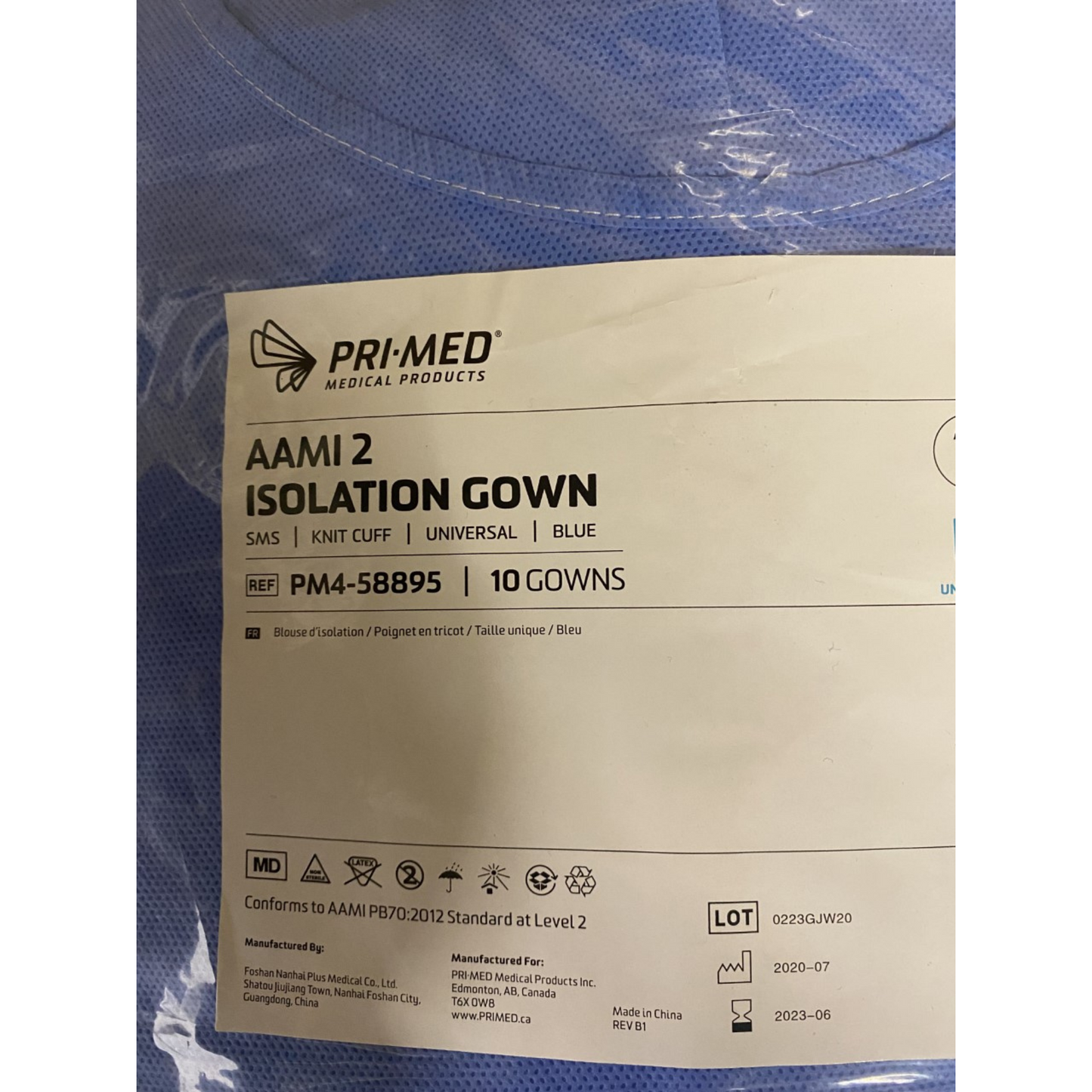 PRIMED Level 2 Isolation Gowns (10 pcs/pack) *TOP QUALITY* - Lion Healthcare Solutions Inc