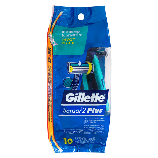 Gillette Sensor2 Plus (10 razors) - pack of 3