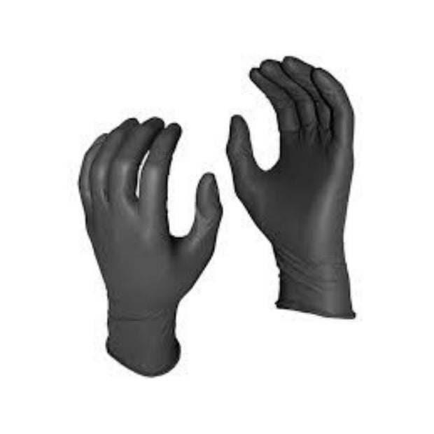 Black Panther 8-mil Nitrile Gloves - All sizes (50 pcs/box)