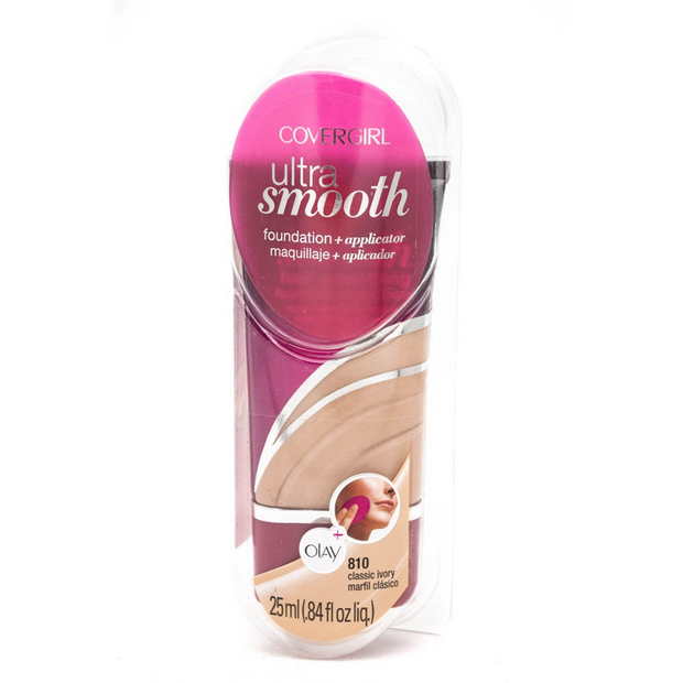 Olay Covergirl Ultrasmooth Foundation+Applicator 25ml - pack of 3