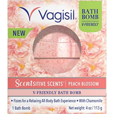 Vagisil Bathbomb Peach Blossom 113g - pack of 3