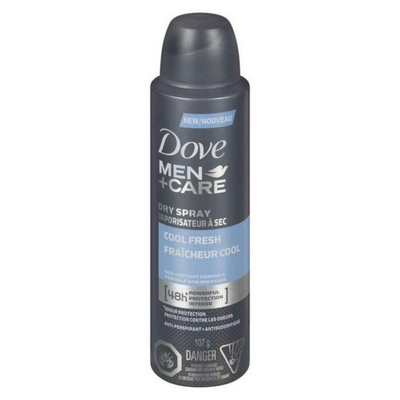 Dove Men+Care Body Spray - Cool Fresh - 107g pack of 6