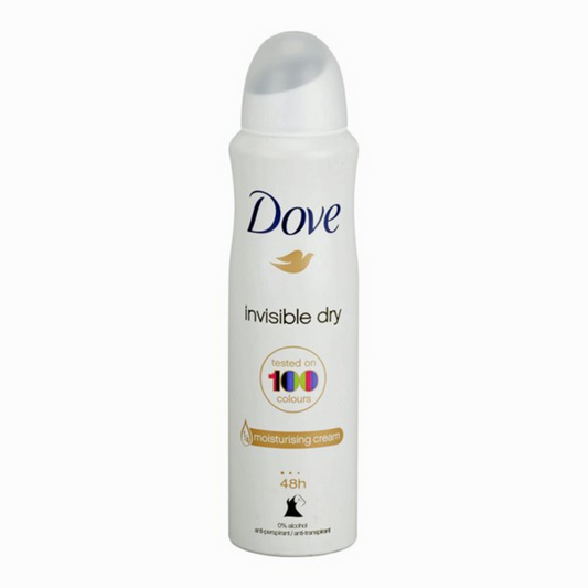 Dove Body Spray - InvisibleDry - 107g pack of 6