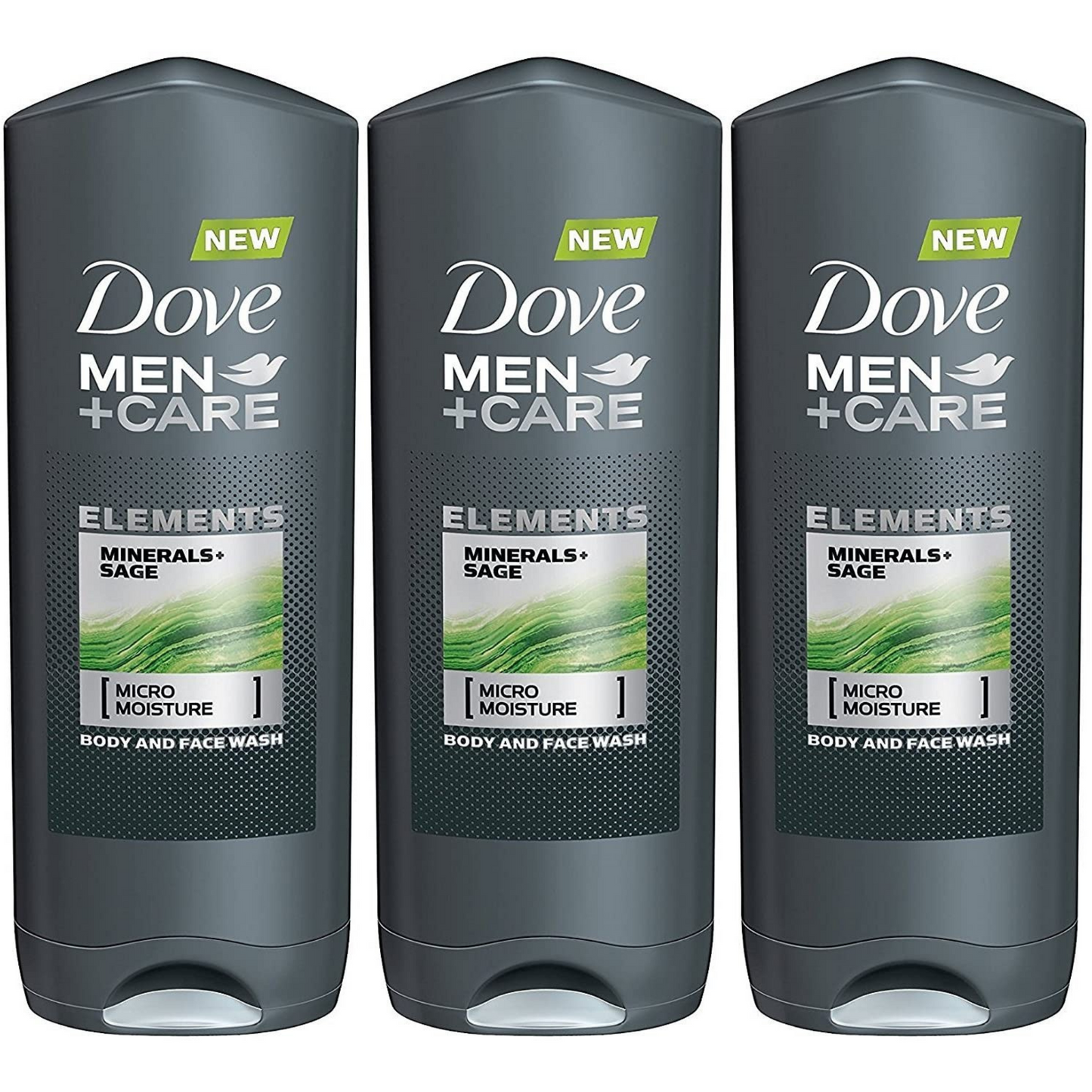 Dove Men Minerals+Sage - 400ml - pack of 6 - Lion Healthcare Solutions Inc