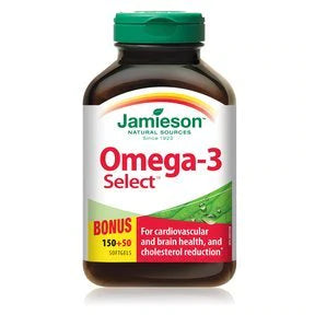 Pack of 3 - Omega 3 - Jamieson - 200 softgels