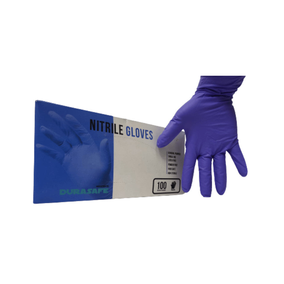 8mil Black Nitrile Gloves (box of 100)