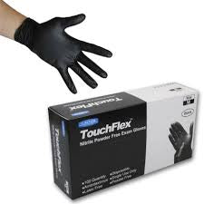 5-mil Black Nitrile Gloves Nitrile Gloves (100 pcs/box)
